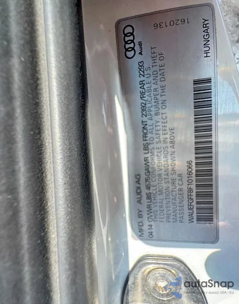 2015 Audi A3 Premium Plus из США, поврежденный, VIN WAUEFGFF8F1016066